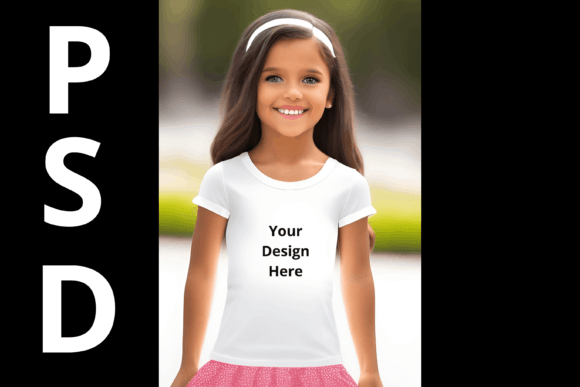 Download Baby Girl's T-Shirt Mockup - Premium Bundle