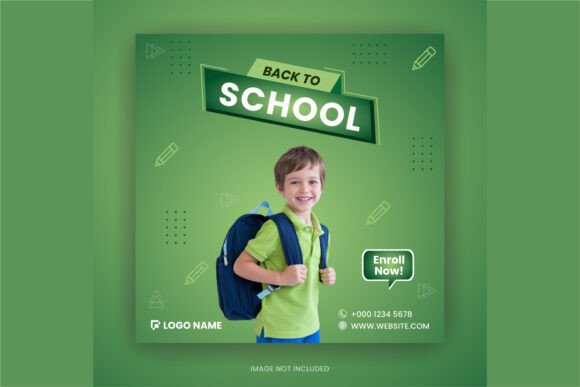 Download Back to School Admission Square Flyer - Premium Resources